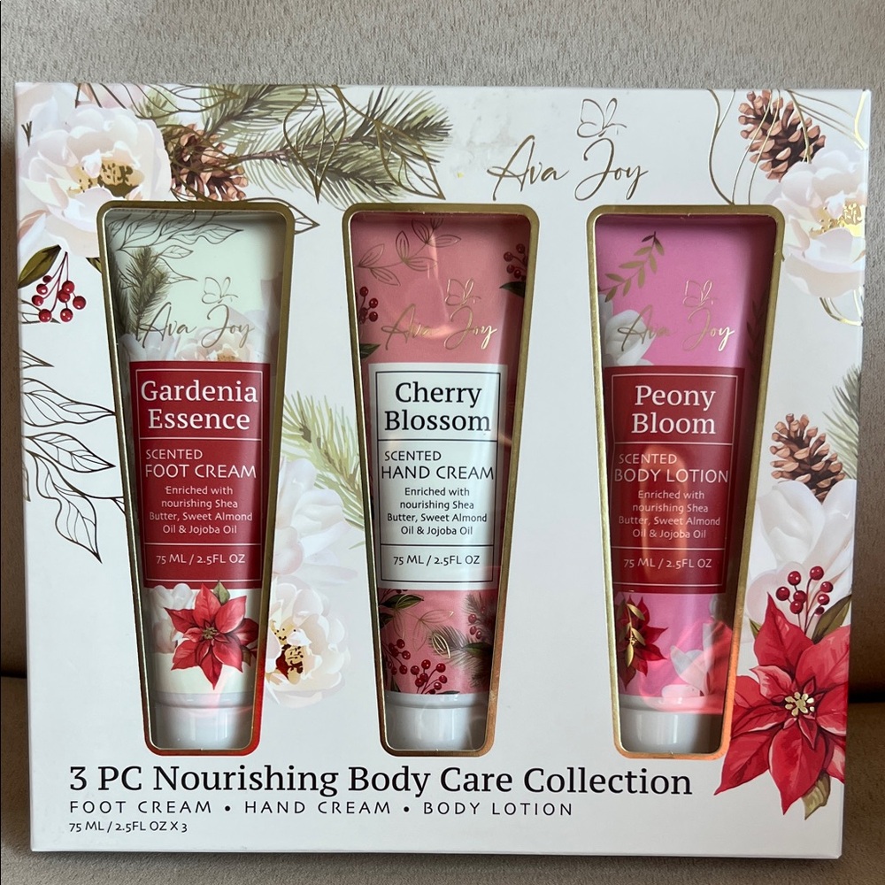 New 3 Piece Nourishing Body Care Collection